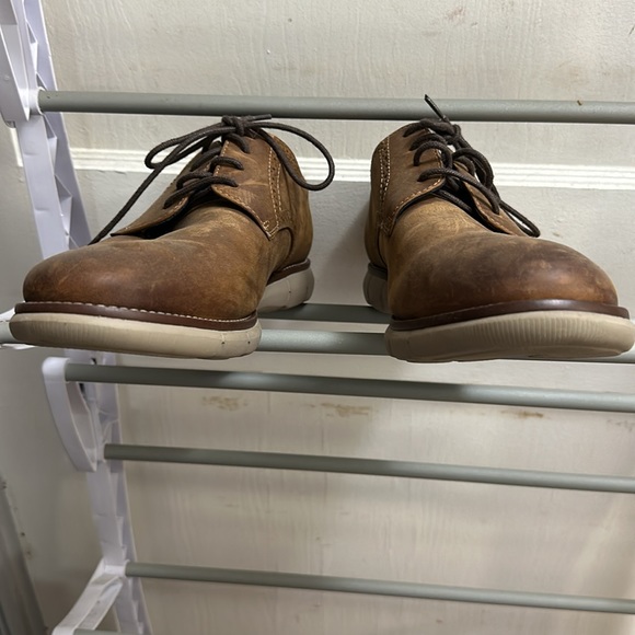 Johnston & Murphy Memory Foam.  Plain Toe. Tan.  Like New Worn Once. - Picture 2 of 6